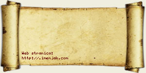 Aca Krnjinac vizit kartica